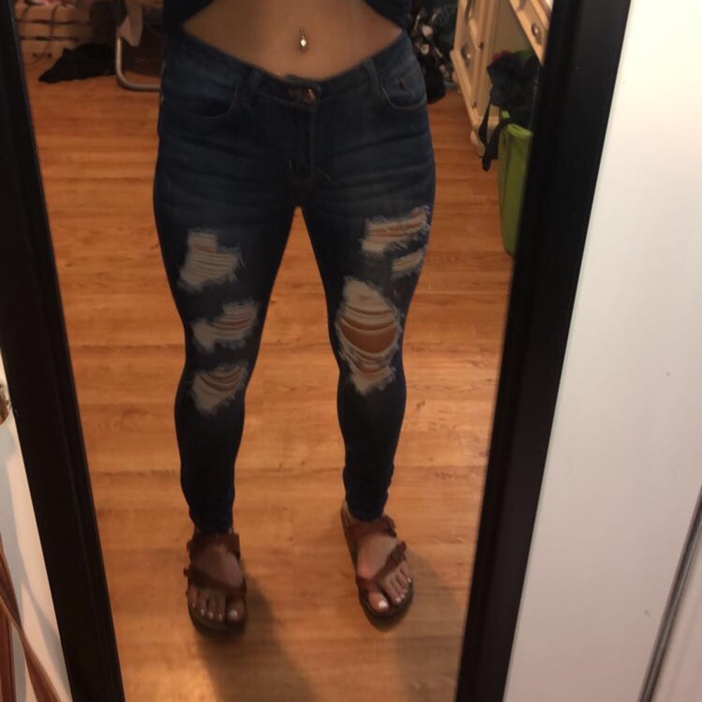 low rise holy fashion nova skinny jeans